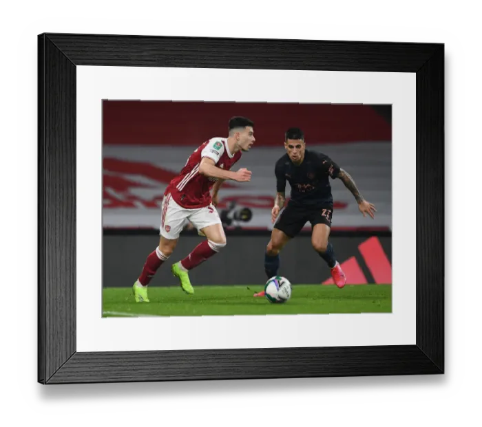 Framed Print : Carabao Cup Showdown: Arsenal vs Manchester City at Emirates Stadium