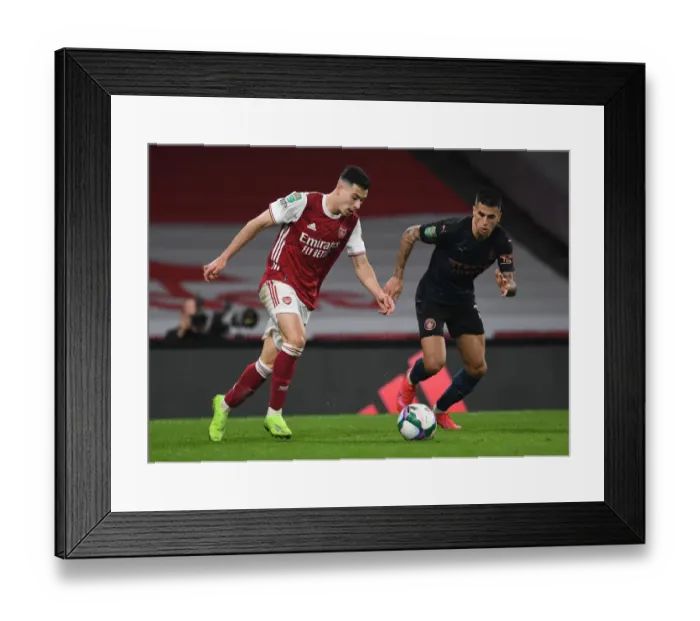 Framed Print : Carabao Cup Showdown: Arsenal vs Manchester City at Emirates Stadium Framed Print : Carabao Cup Showdown: Arsenal vs Manchester City at Emirates Stadium
