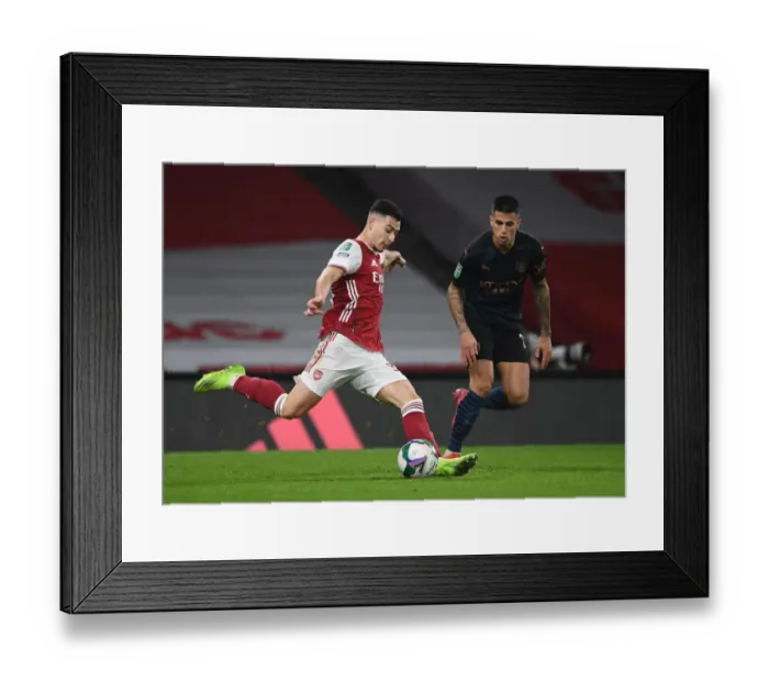 Framed Print : Carabao Cup Showdown: Arsenal vs Manchester City at Emirates Stadium