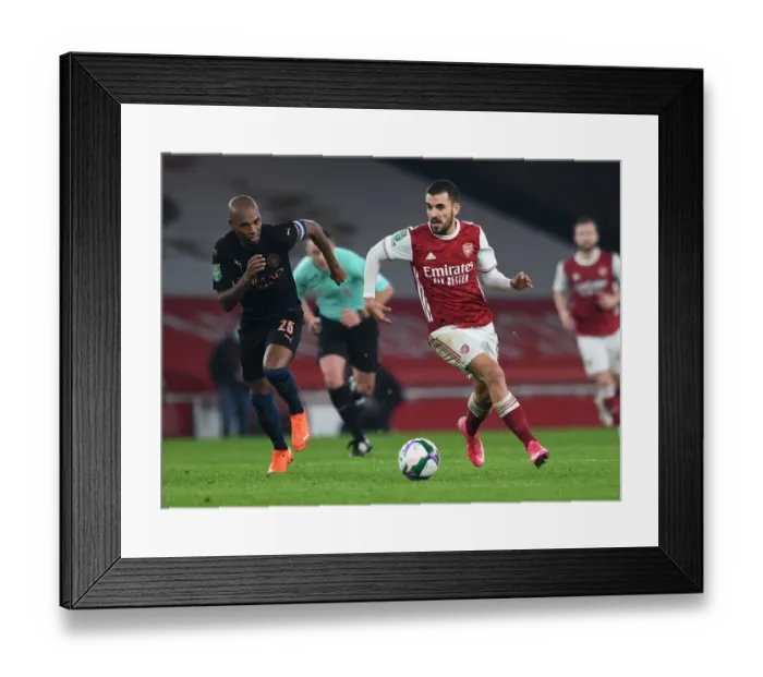 Framed Print : Arsenal vs Manchester City: Carabao Cup Clash at Emirates Stadium