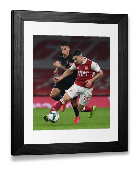 Framed Print : Carabao Cup Showdown: Arsenal vs Manchester City at Emirates Stadium - A Battle Between Giants