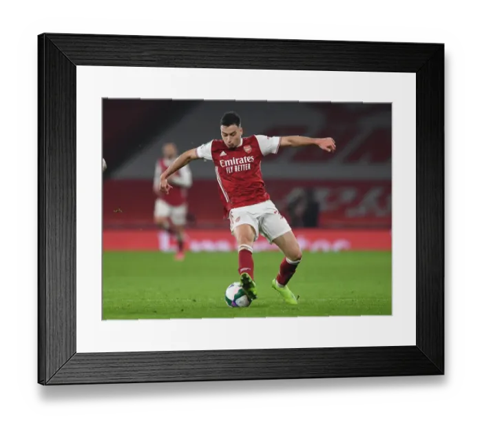 Framed Print : Gabriel Magalhaes Faces Manchester City in Carabao Cup Showdown