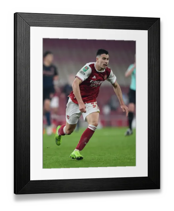 Framed Print : Gabriel Magalhaes in Action: Arsenal vs Manchester City - Carabao Cup Quarterfinal Framed Print : Gabriel Magalhaes in Action: Arsenal vs Manchester City - Carabao Cup Quarterfinal