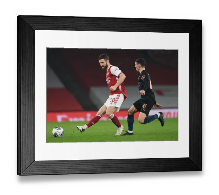 Framed Print : Arsenal vs Manchester City: Carabao Cup Clash at Emirates Stadium