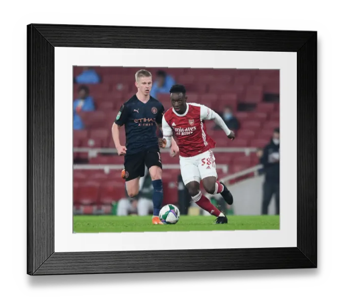 Framed Print : Arsenal vs Manchester City: Carabao Cup Clash at Emirates Stadium Framed Print : Arsenal vs Manchester City: Carabao Cup Clash at Emirates Stadium