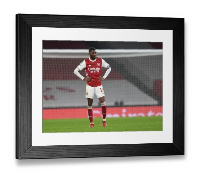 Framed Print : Arsenal's Ainsley Maitland-Niles After Carabao Cup Quarterfinal vs Manchester City Framed Print : Arsenal's Ainsley Maitland-Niles After Carabao Cup Quarterfinal vs Manchester City
