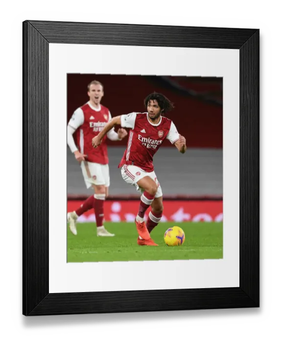 Framed Print : Arsenal vs Chelsea: Emirates Showdown - Premier League 2020-21 (Behind Closed Doors)