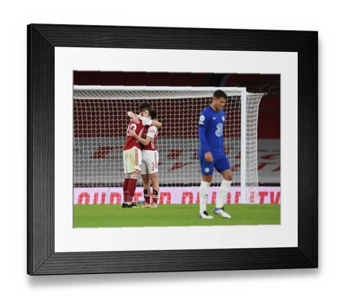 Framed Print : Arsenal Celebrate Holiday Victory: Arsenal 1-0 Chelsea (2020-21) Framed Print : Arsenal Celebrate Holiday Victory: Arsenal 1-0 Chelsea (2020-21)