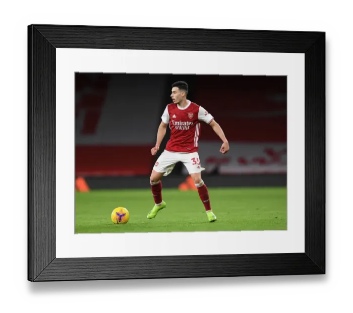 Framed Print : Martinelli's Brilliant Performance: Arsenal's Premier League Victory Over Chelsea (December 2020)