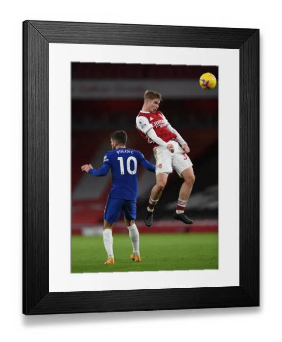 Framed Print : Clash at the Emirates: Arsenal vs. Chelsea - Smith Rowe vs. Pulisic Battle for Supremacy (Premier League 2020-21) Framed Print : Clash at the Emirates: Arsenal vs. Chelsea - Smith Rowe vs. Pulisic Battle for Supremacy (Premier League 2020-21)