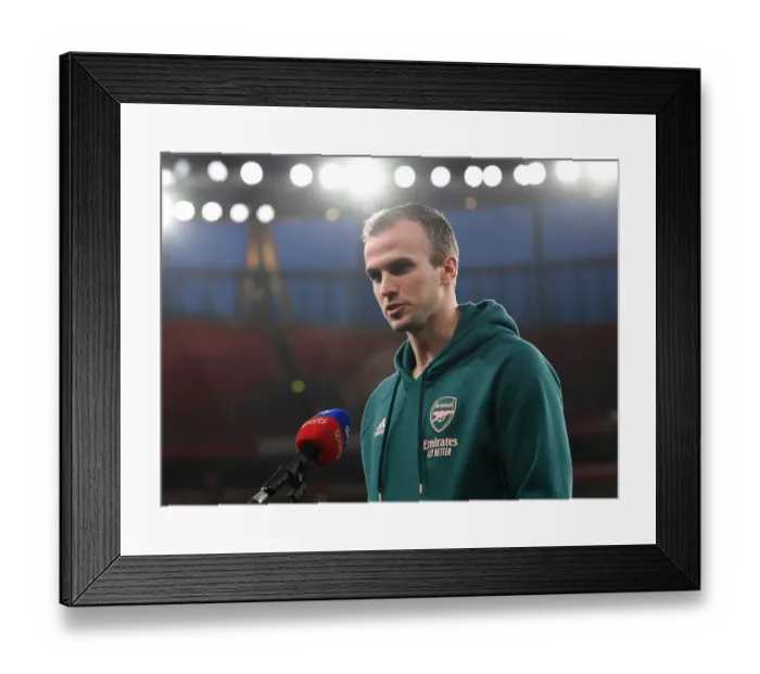 Framed Print : Arsenal's Rob Holding Ahead of Arsenal v Chelsea Showdown (Premier League 2020-21) Framed Print : Arsenal's Rob Holding Ahead of Arsenal v Chelsea Showdown (Premier League 2020-21)