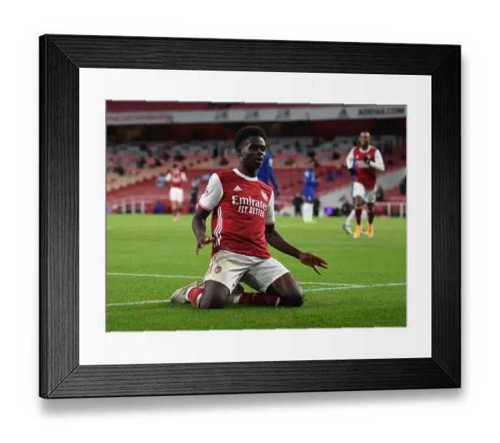 Framed Print : Bukayo Saka's Hat-Trick: Arsenal's Victory Over Chelsea (2020-21 Premier League) Framed Print : Bukayo Saka's Hat-Trick: Arsenal's Victory Over Chelsea (2020-21 Premier League)