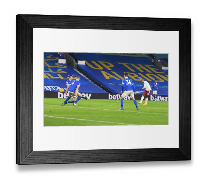 Framed Print : Alexis Lacazette Scores in Empty American Express Community Stadium: Brighton vs Arsenal, Premier League 2020-21 Framed Print : Alexis Lacazette Scores in Empty American Express Community Stadium: Brighton vs Arsenal, Premier League 2020-21