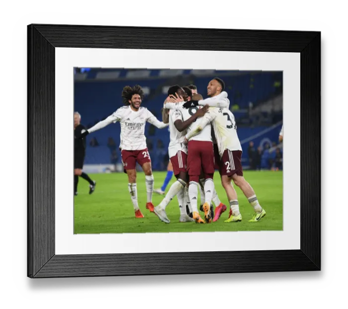 Framed Print : Lacazette Scores: Arsenal's Victory at Brighton & Hove Albion (Premier League 2020-21) Framed Print : Lacazette Scores: Arsenal's Victory at Brighton & Hove Albion (Premier League 2020-21)