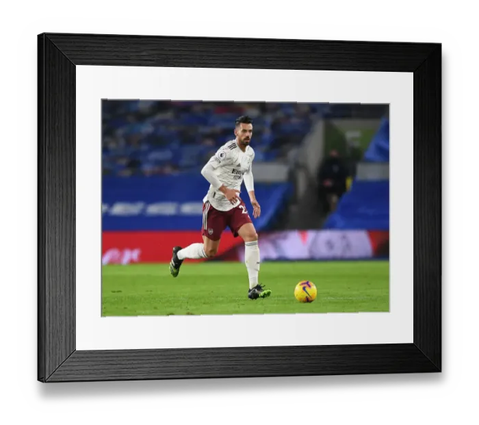Framed Print : Pablo Mari in Action: Brighton & Hove Albion vs Arsenal, Premier League 2020-21