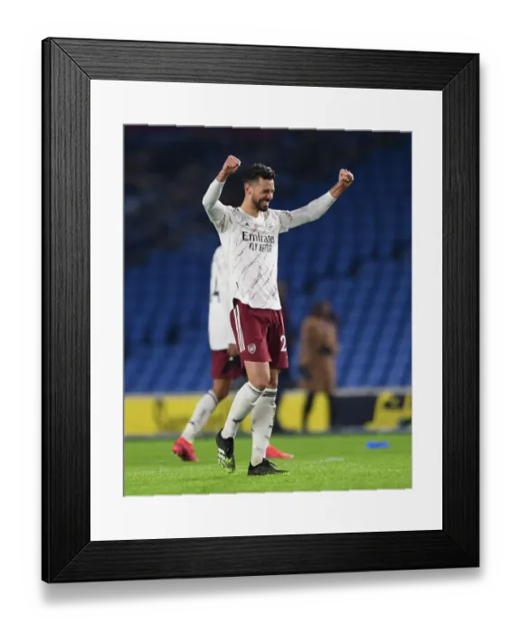Framed Print : Arsenal's Pablo Mari Reacts After Brighton & Hove Albion Clash (Premier League 2020-21) Framed Print : Arsenal's Pablo Mari Reacts After Brighton & Hove Albion Clash (Premier League 2020-21)
