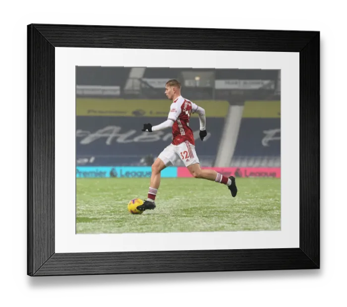 Framed Print : Emile Smith Rowe's Standout Performance: Arsenal's Triumph over West Bromwich Albion (2020-21)