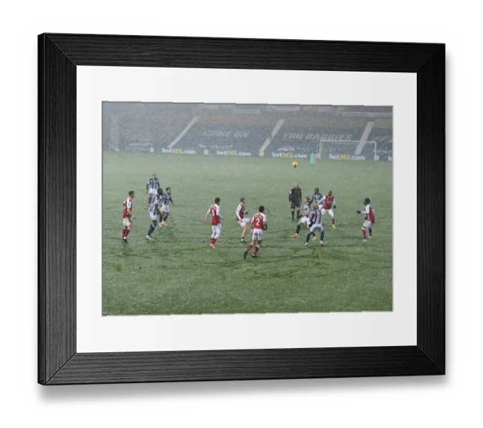 Framed Print : Arsenal vs. West Bromwich Albion: Premier League Clash at The Hawthorns (January 2021)
