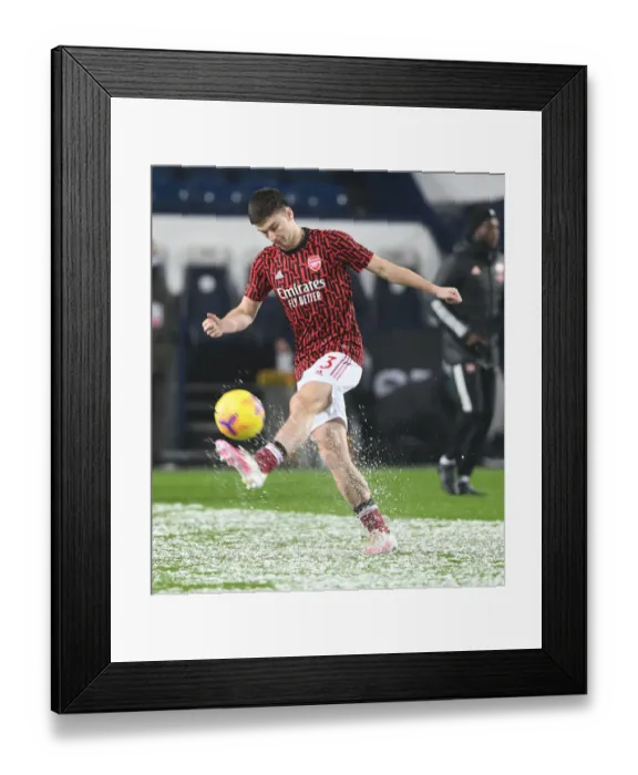Framed Print : Arsenal's Kieran Tierney Gears Up for West Bromwich Albion Clash in Premier League (January 2021) Framed Print : Arsenal's Kieran Tierney Gears Up for West Bromwich Albion Clash in Premier League (January 2021)