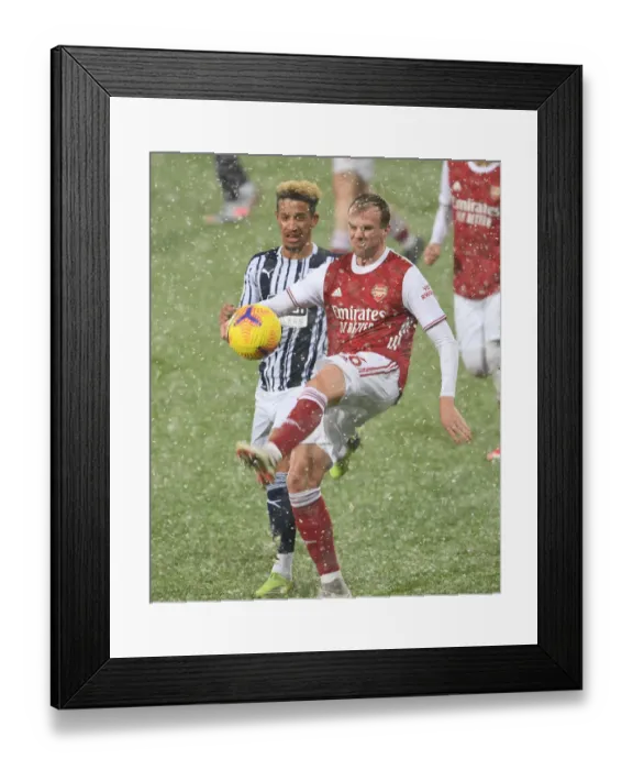 Framed Print : Rob Holding in Action: Arsenal's Defensive Stand at West Bromwich Albion, Premier League 2020-21 Framed Print : Rob Holding in Action: Arsenal's Defensive Stand at West Bromwich Albion, Premier League 2020-21