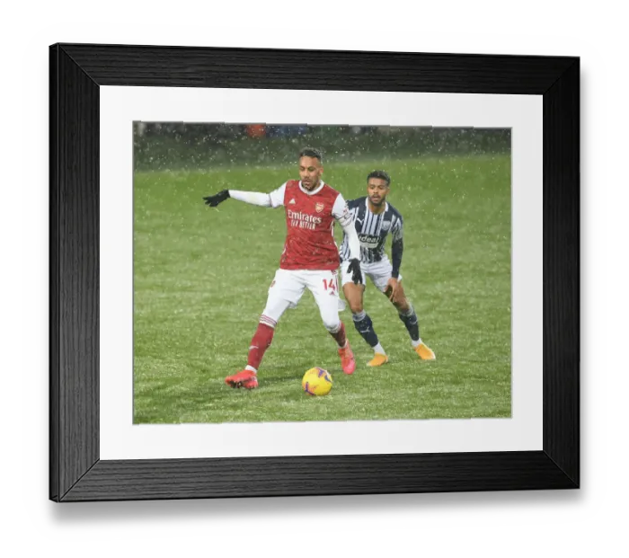 Framed Print : Aubameyang Holds Off Furlong in Intense West Bromwich Albion vs Arsenal Clash (Premier League 2020-21) Framed Print : Aubameyang Holds Off Furlong in Intense West Bromwich Albion vs Arsenal Clash (Premier League 2020-21)