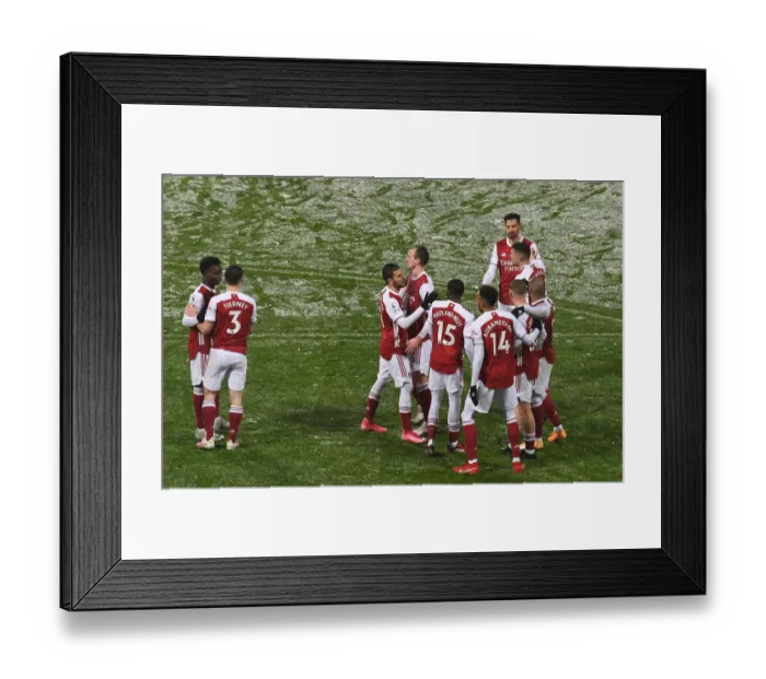 Framed Print : Alexandre Lacazette Scores as Arsenal Beat West Bromwich Albion in Premier League