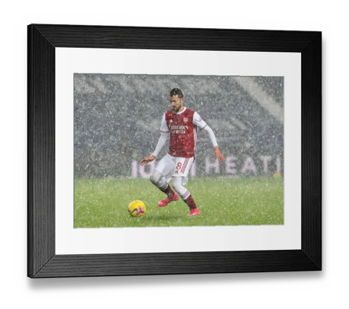 Framed Print : Dani Ceballos Shines: Arsenal's Midfield Masterclass Secures Premier League Win vs West Bromwich Albion