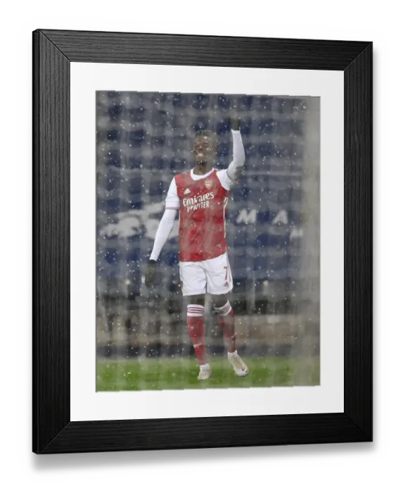 Framed Print : Arsenal's Bukayo Saka Scores Second Goal Against West Bromwich Albion in Premier League Match Framed Print : Arsenal's Bukayo Saka Scores Second Goal Against West Bromwich Albion in Premier League Match