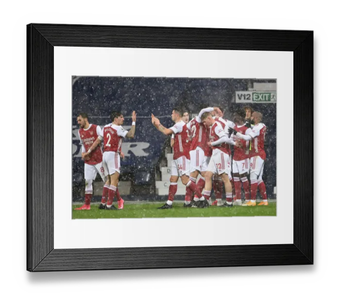 Framed Print : Arsenal's Saka Scores Second Goal: West Bromwich Albion vs Arsenal, Premier League 2020-21 Framed Print : Arsenal's Saka Scores Second Goal: West Bromwich Albion vs Arsenal, Premier League 2020-21