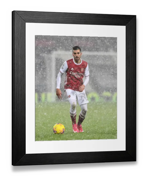Framed Print : Dani Ceballos: Arsenal's Midfield Maestro Dazzles in Premier League Victory over West Bromwich Albion