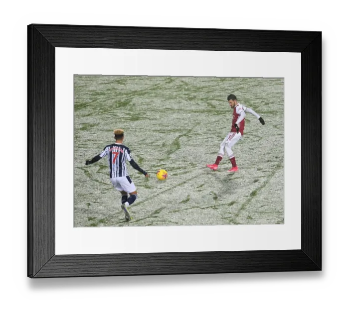 Framed Print : D53 2847. Dani Ceballos (Arsenal). West Bromwich Albion 0:4 Arsenal
