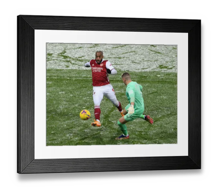Framed Print : Arsenal's Lacazette Faces Off Against WBA's Johnstone in Premier League Clash Framed Print : Arsenal's Lacazette Faces Off Against WBA's Johnstone in Premier League Clash