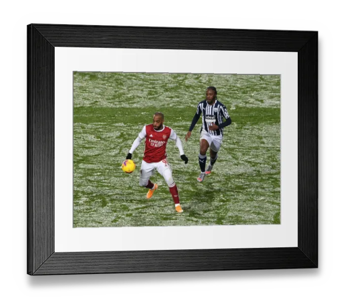 Framed Print : Alexandre Lacazette vs. Romaine Sawyers: A Battle in the Premier League - West Bromwich Albion vs. Arsenal (January 2021) Framed Print : Alexandre Lacazette vs. Romaine Sawyers: A Battle in the Premier League - West Bromwich Albion vs. Arsenal (January 2021)