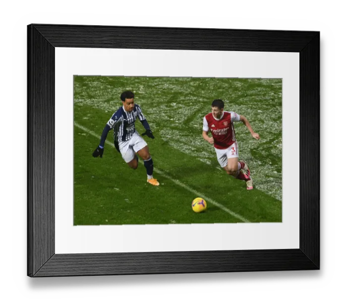 Framed Print : Tierney vs Pereira: Battle at The Hawthorns - Arsenal vs West Bromwich Albion, Premier League 2020-21 Framed Print : Tierney vs Pereira: Battle at The Hawthorns - Arsenal vs West Bromwich Albion, Premier League 2020-21