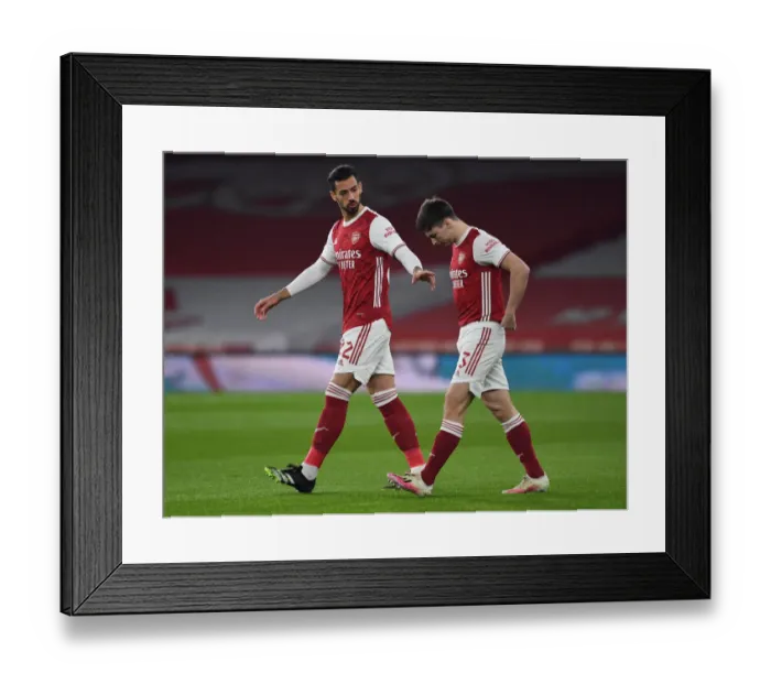 Framed Print : Arsenal: Pablo Mari and Kieran Tierney Pre-Match Chat - Arsenal v Newcastle United, FA Cup 2021 Framed Print : Arsenal: Pablo Mari and Kieran Tierney Pre-Match Chat - Arsenal v Newcastle United, FA Cup 2021