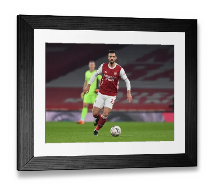 Framed Print : Arsenal's Pablo Mari: Unyielding Determination in FA Cup Clash Against Newcastle United Framed Print : Arsenal's Pablo Mari: Unyielding Determination in FA Cup Clash Against Newcastle United