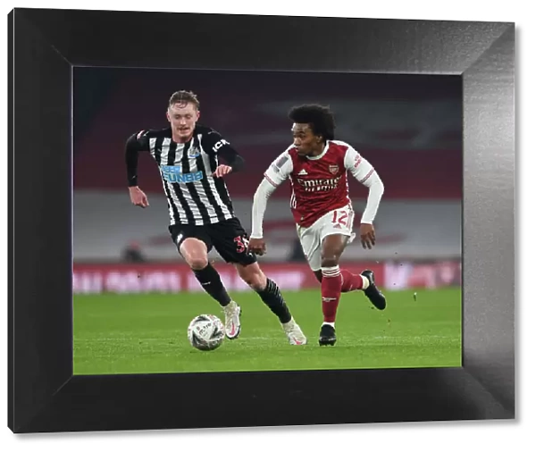 Arsenal vs Newcastle United: Willian Clashes with Longstaff in FA Cup Third Round