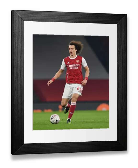 Framed Print : Arsenal's David Luiz in Focus: Arsenal vs Newcastle United, FA Cup Third Round Framed Print : Arsenal's David Luiz in Focus: Arsenal vs Newcastle United, FA Cup Third Round
