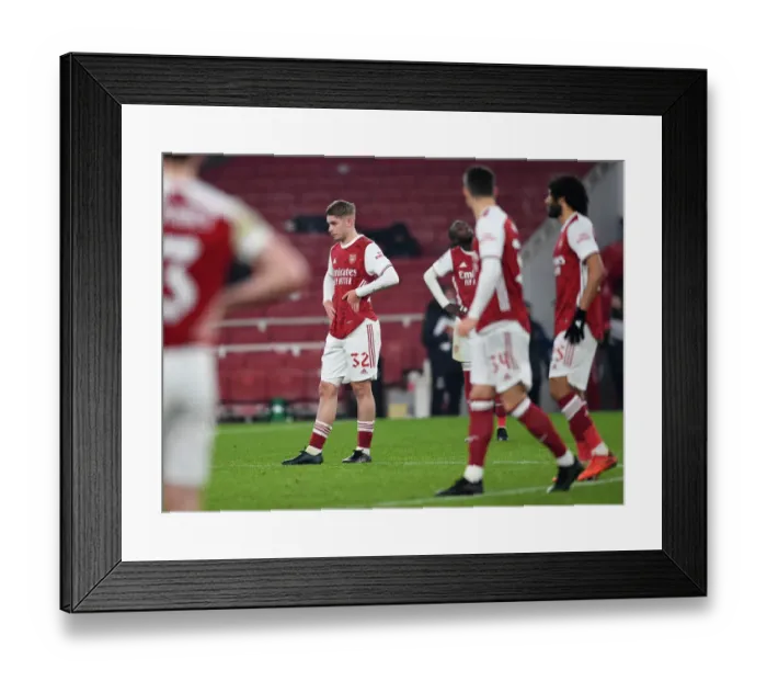 Framed Print : Emile Smith Rowe Shines: Arsenal's Dominant FA Cup Performance Against Newcastle United