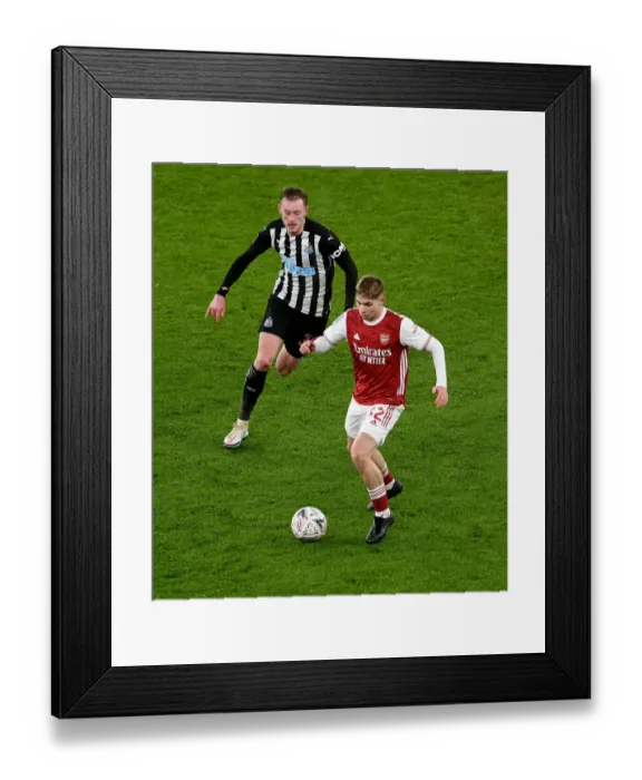 Framed Print : Arsenal vs Newcastle United: Emile Smith Rowe Clashes with Sean Longstaff in FA Cup Third Round Framed Print : Arsenal vs Newcastle United: Emile Smith Rowe Clashes with Sean Longstaff in FA Cup Third Round