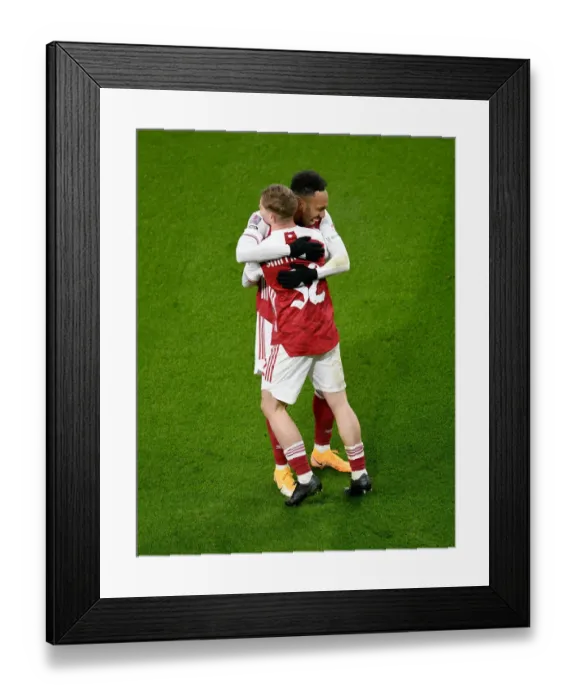 Framed Print : Arsenal: Smith Rowe and Aubameyang's Unforgettable Goal Celebration in FA Cup Victory over Newcastle United Framed Print : Arsenal: Smith Rowe and Aubameyang's Unforgettable Goal Celebration in FA Cup Victory over Newcastle United