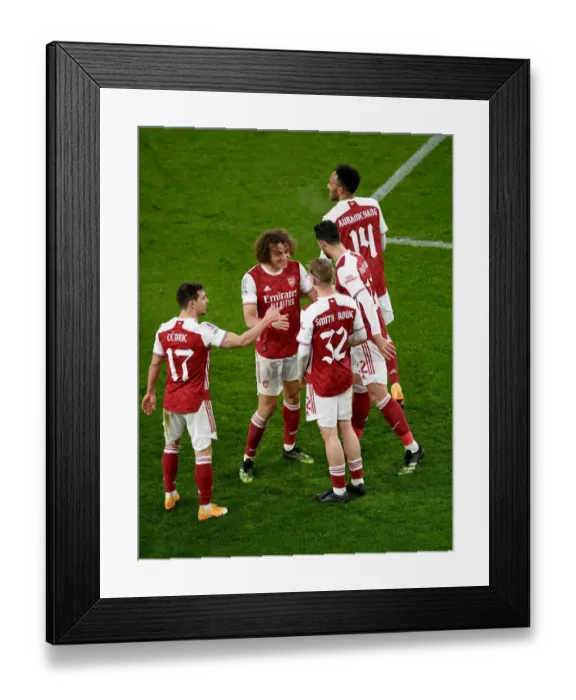 Framed Print : Arsenal's Emile Smith Rowe Scores First Goal in FA Cup Win Against Newcastle United Framed Print : Arsenal's Emile Smith Rowe Scores First Goal in FA Cup Win Against Newcastle United