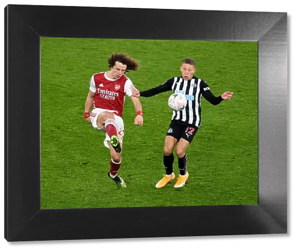 Arsenal vs Newcastle United: David Luiz Evades Dwight Gayle in FA Cup Clash