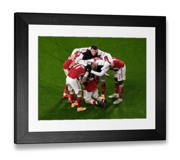 Framed Print : Arsenal's Emile Smith Rowe and Granit Xhaka Celebrate First Goal vs Newcastle United in FA Cup Third Round Framed Print : Arsenal's Emile Smith Rowe and Granit Xhaka Celebrate First Goal vs Newcastle United in FA Cup Third Round