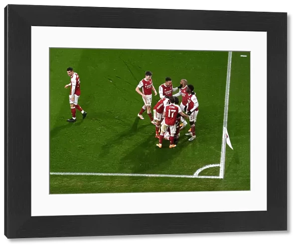 Arsenal Celebrate Emile Smith Rowe's Goal Against Newcastle United in FA Cup Third Round