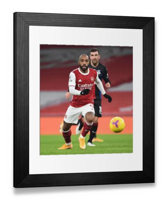 Framed Print : Alexis Lacazette in Action: Arsenal vs. Crystal Palace (2020-21) - Emirates Stadium, London