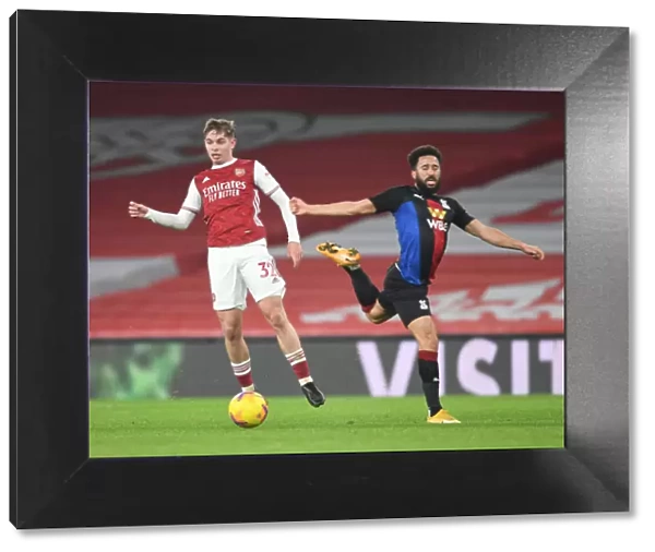 Arsenal vs Crystal Palace: Emile Smith Rowe Clashes with Andros Townsend in Empty Emirates Stadium, Premier League 2020-21
