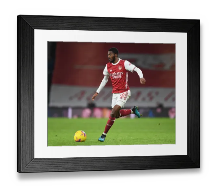 Framed Print : Arsenal vs Crystal Palace: Empty Emirates Stadium in COVID-19 Era (January 2021)