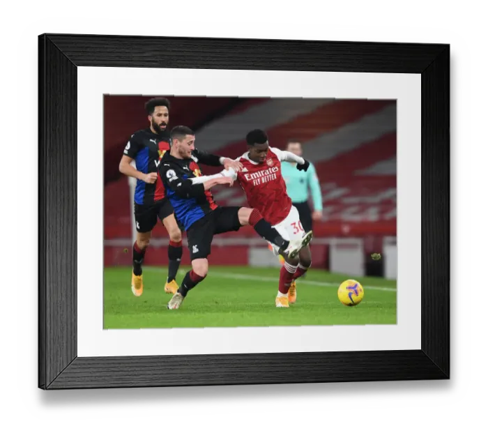 Framed Print : Nketiah vs Ward: Empty Emirates Showdown - Arsenal vs Crystal Palace, Premier League 2021 Framed Print : Nketiah vs Ward: Empty Emirates Showdown - Arsenal vs Crystal Palace, Premier League 2021
