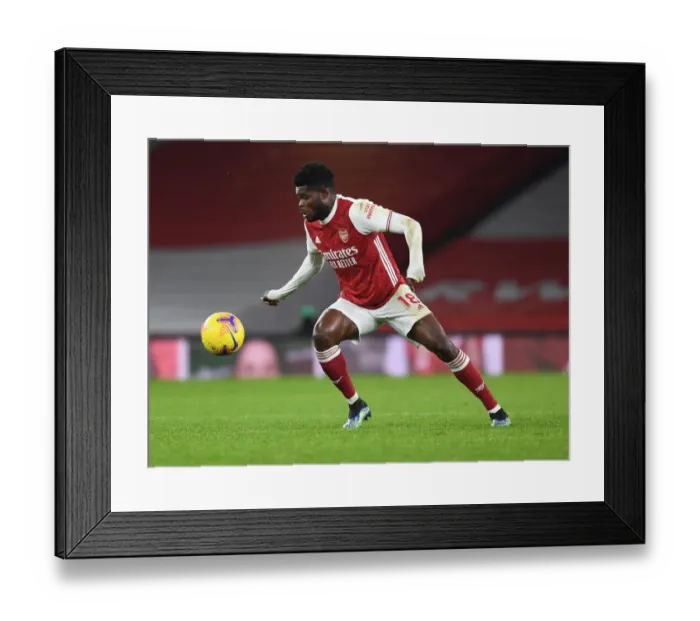 Framed Print : Arsenal's Thomas Partey in Action against Crystal Palace in Empty Emirates Stadium - Premier League 2021 Framed Print : Arsenal's Thomas Partey in Action against Crystal Palace in Empty Emirates Stadium - Premier League 2021